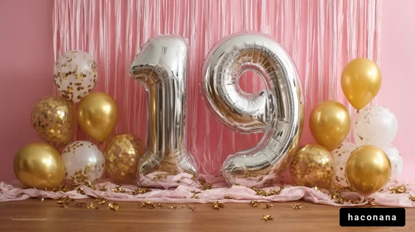 バースデーパーティーの装飾