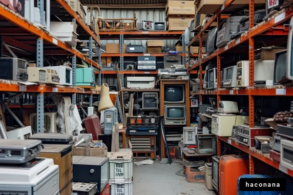 ヴィンテージ家電の倉庫