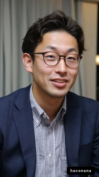 スーツを着た男性