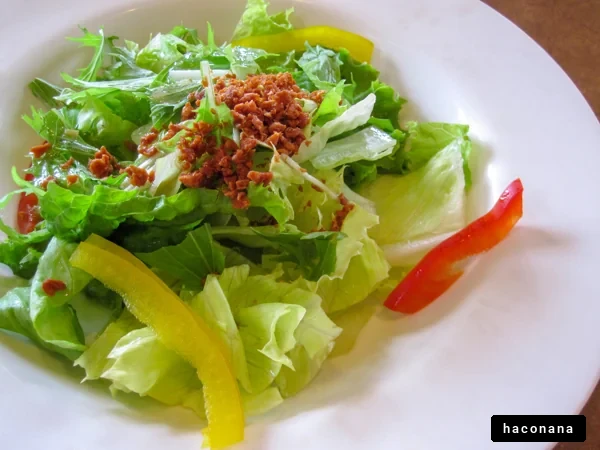 新鮮なサラダ盛り合わせ