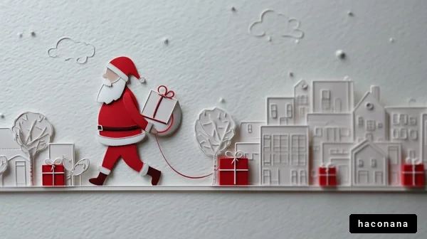 サンタと街のクリスマス