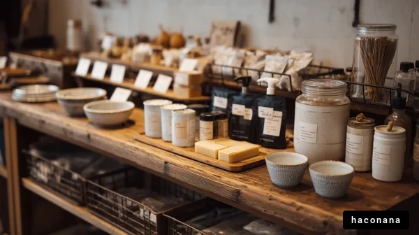 ナチュラルな雑貨店の風景