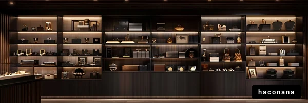 高級感溢れるショッピング空間