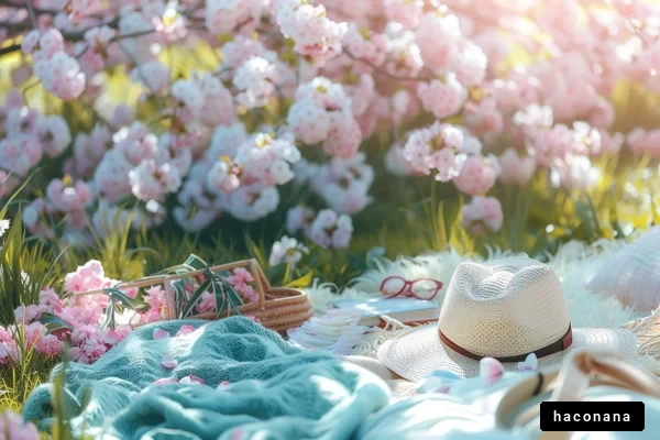 春の花見ピクニック
