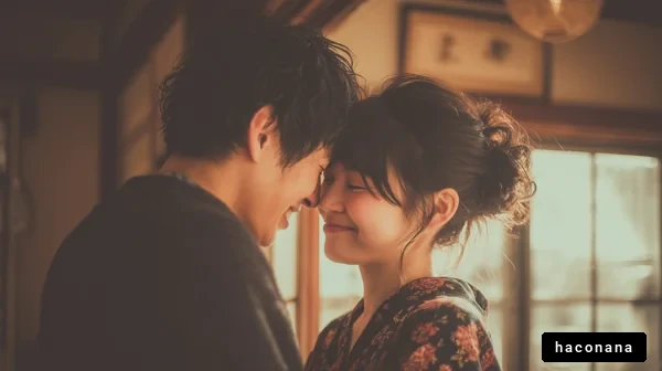 幸せなカップルのひととき