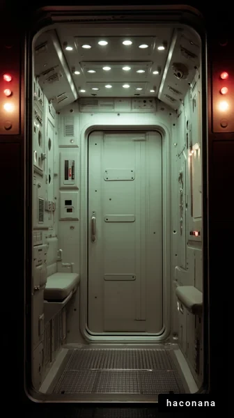 宇宙船の内部空間