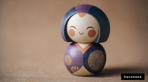 かわいい木製人形の写真