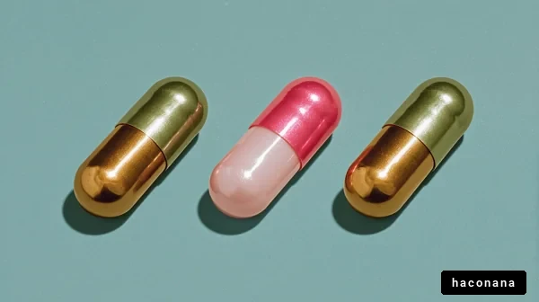 カラフルなカプセルの写真