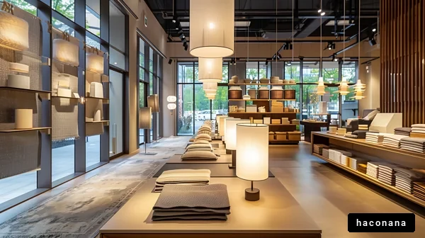 モダンなインテリアショップ