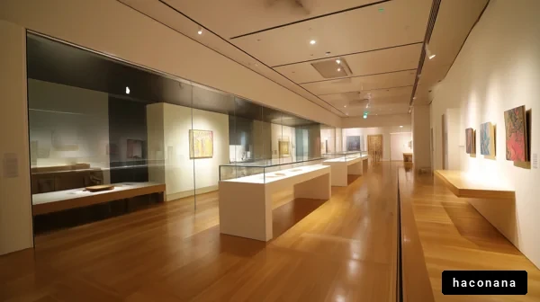 現代アートギャラリーの風景