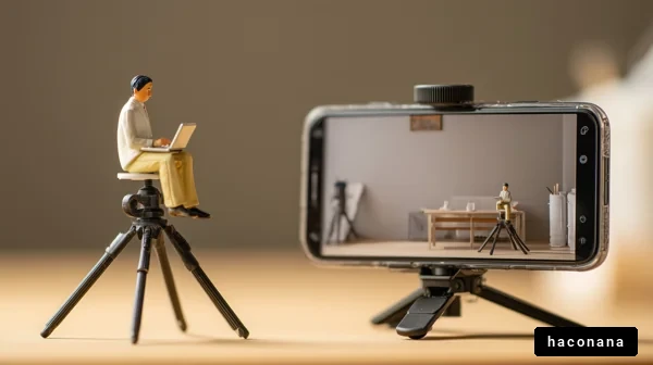 フィギュアとスマホ撮影