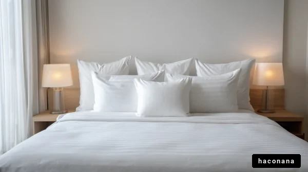 シンプルなベッドルームの風景