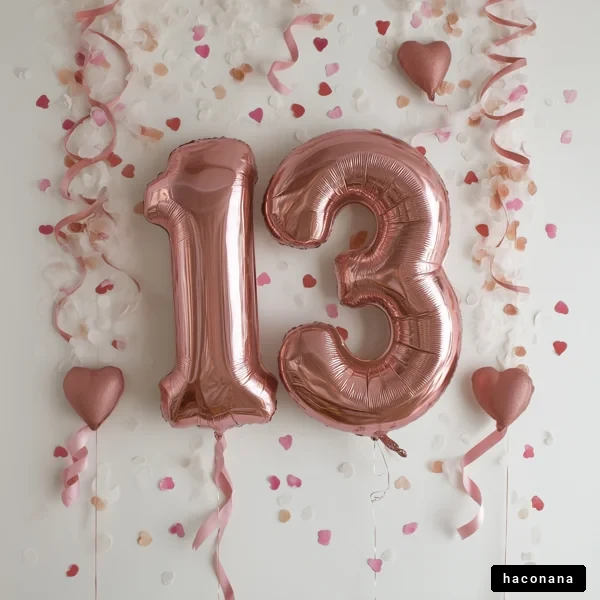 13歳の誕生日祝い