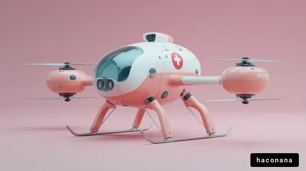 未来的な医療用ドローン