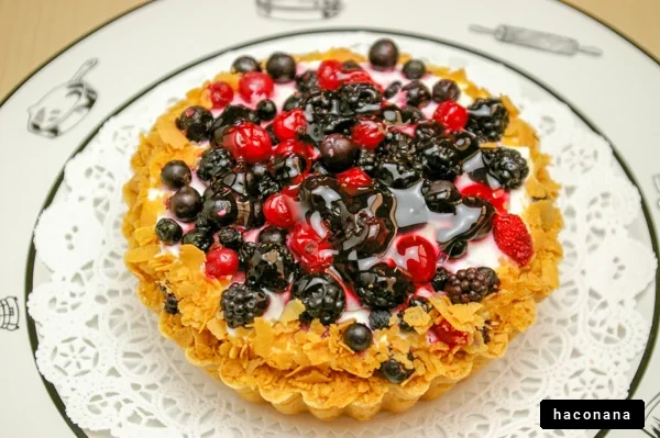 フルーツタルトのスイーツ