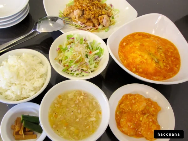 多彩な料理の盛り合わせ