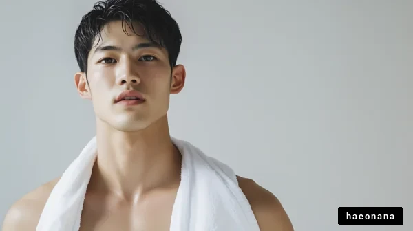 男性のモダンなポートレート