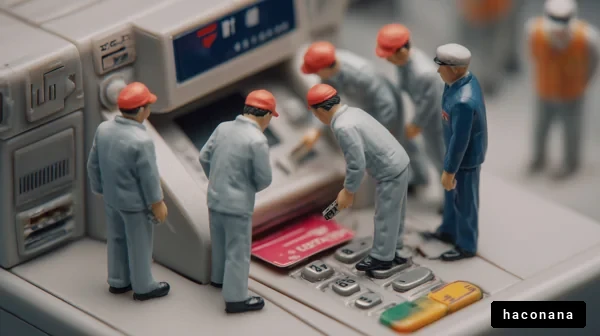 ATM作業の人々