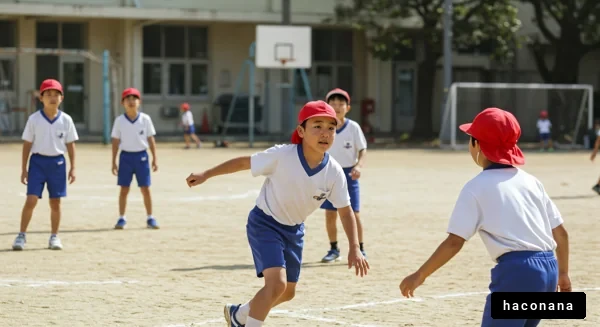子供たちの運動会の風景