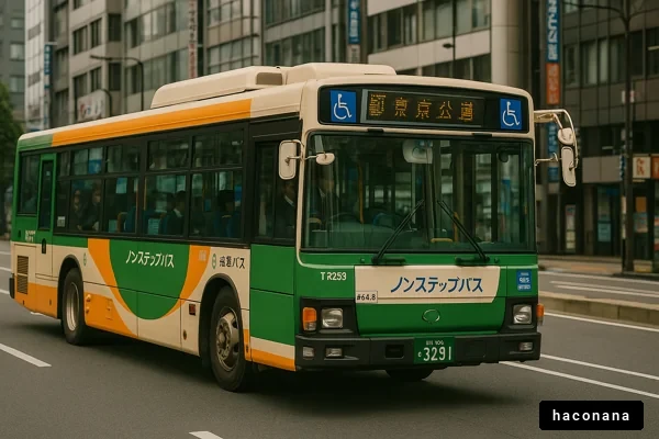 東京のバス風景