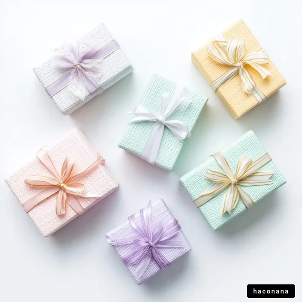 カラフルなギフトボックス