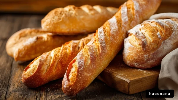 焼きたてのパンの盛り合わせ