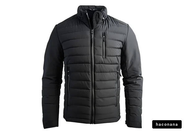 スタイリッシュなダウンジャケット