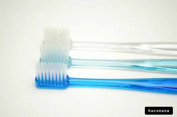 色とりどりの歯ブラシ