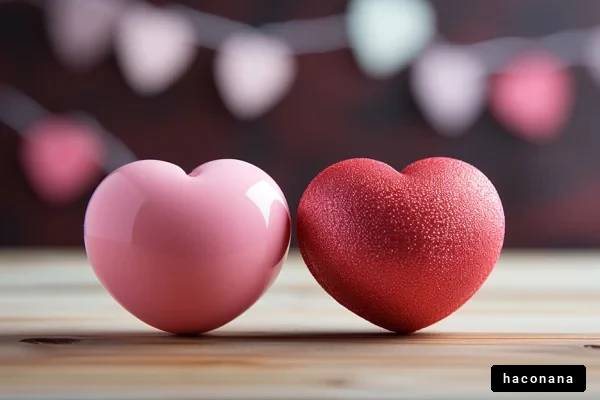 ハートのオブジェの画像