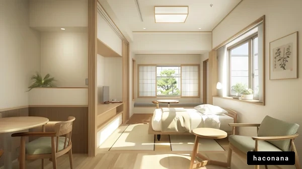 シンプルな和室の内装