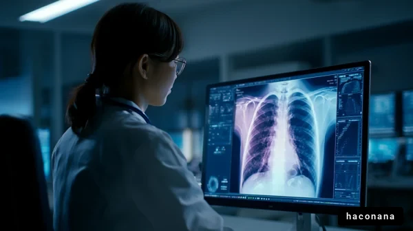 医療現場の診断風景