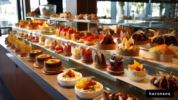 美味しそうなデザートバイキング
