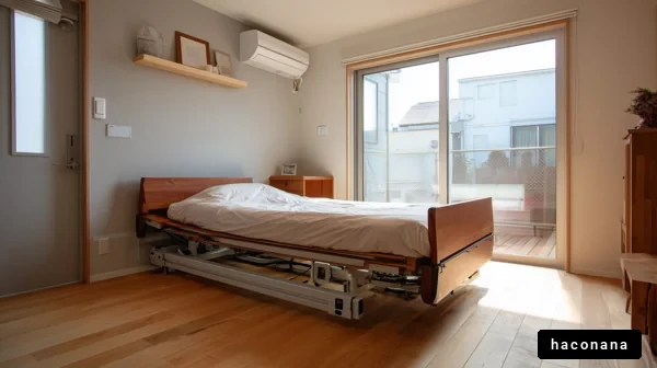 快適なベッドルームの風景