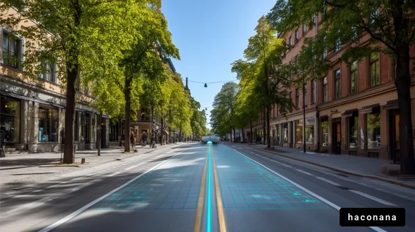 未来的な街の風景