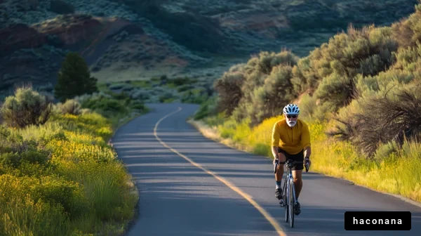爽やかなサイクリング風景