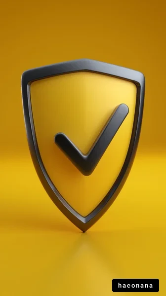 セキュリティを象徴する盾