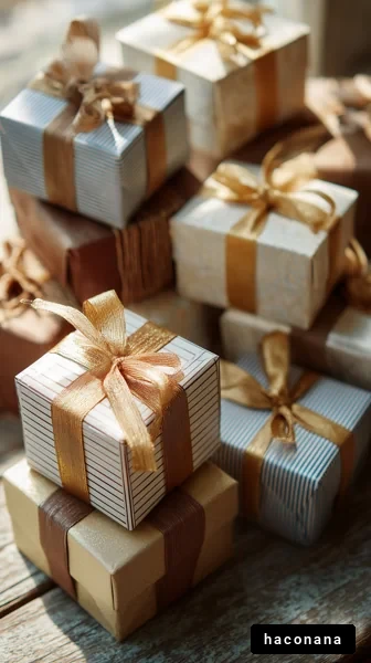 贈り物の美しい束