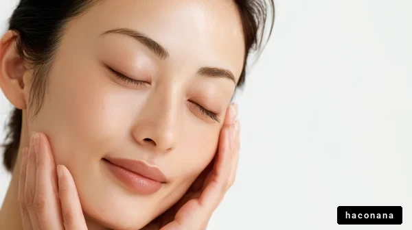 リラックスした女性の表情