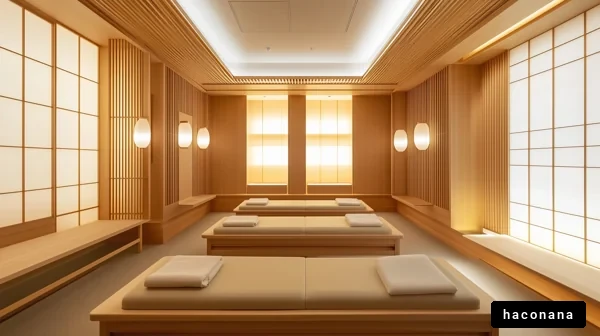 モダンなスパの内装