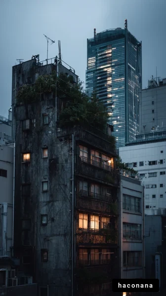 都市の夕暮れ風景
