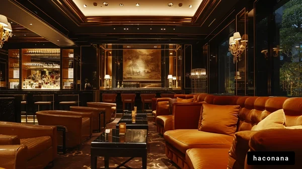 高級感溢れるバーの内装