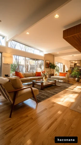 モダンなリビングルームの風景