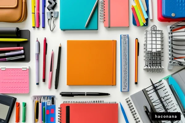 文房具のカラーコレクション