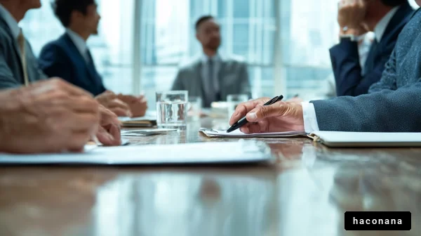 ビジネスミーティングの風景