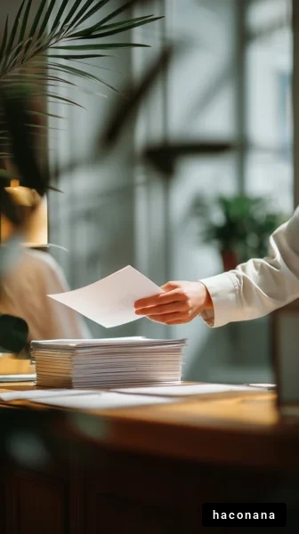 オフィスでの書類作成