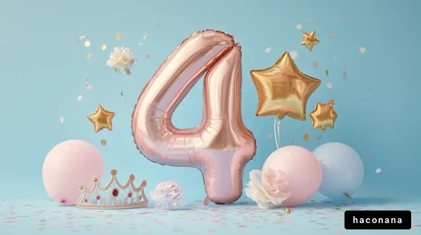 お祝いのバースデーデコレーション