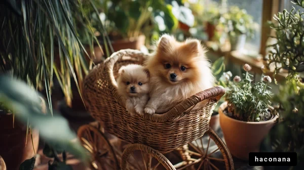 可愛い犬たちのひととき