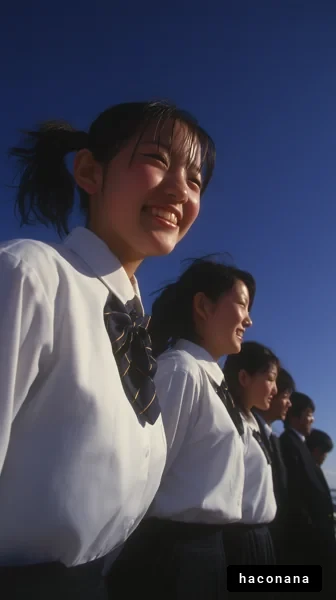 青春の笑顔と友情