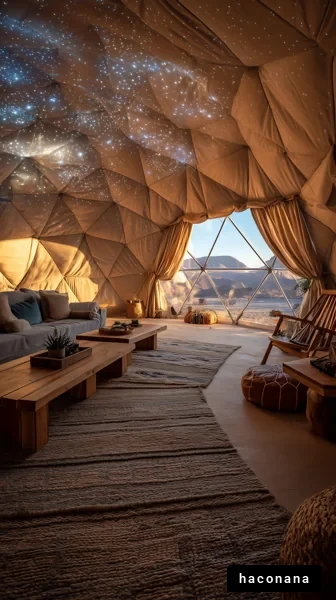 星空の見えるグランピング