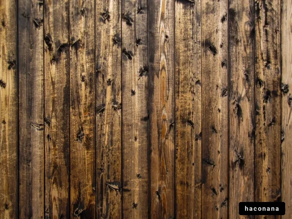 木材の質感と模様